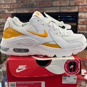 Women’s Nike Air Max Excee White University Gold Sneakers DX4352-100